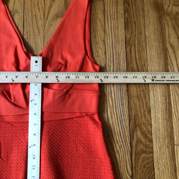 Anthropologie HD in Paris EUC Women's Ardmore Sleeveless Knit Orange Dress Sz 2 - Picture 7 of 12